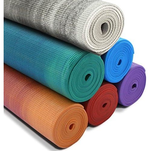  Aurorae Printed Extra Thick 5mm and 72 Long Premium Eco Safe Yoga Mat with Non Slip Rosin