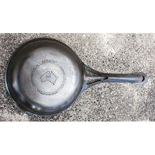  SOLIDTEKNICS AUS-ION Skillet, 7 (18cm), Smooth Finish, 100% Made in Sydney, 3mm Australian Iron, Professional Grade Cookware
