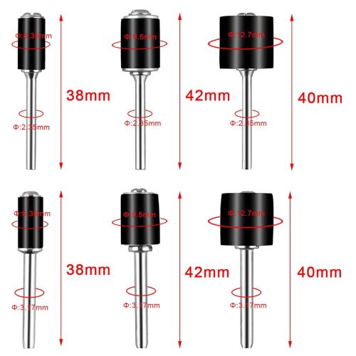  [아마존베스트]AUSTOR 132 Pieces Sanding Drum Set with Free Box Including 120 Pieces Drum Sander Sanding Sleeves and 12 Pieces Drum Mandrels for Dremel Rotary Tool