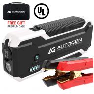 AUTOGEN Car Jump Starter 30000mAh For Up To 10.0L Gas & 8.5L Diesel, 12V Portable Jumper Pack for Heavy Duty. Large Power Pack with Quick Charge 3.0