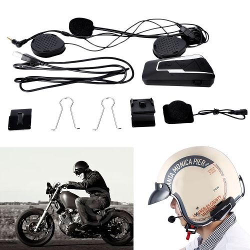 AUTOLOVER 1000M Motorbike Bluetooth Headset, Motorcycle Helmet Intercom Interphone and Audio For MP3 playerGPSWalkie-Talkie, Hands Free & FM radio (Single)