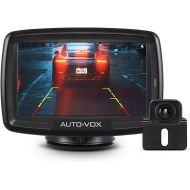 [아마존베스트]AUTO-VOX CS-2 Wireless Backup Camera Kit with Stable Digital Signal, 4.3’’ Monitor & Rear View Camera for Truck, Van, Camping Car, SUV