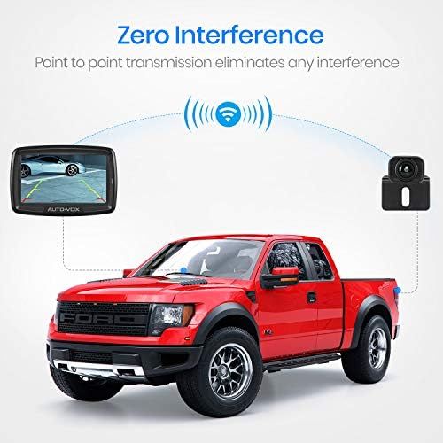  Auto Vox CS2 Wireless Digital Backup Camera Kit, Stable Signal Transmission, 1/3CMOS Colour Sensor, Mirrored Camera Picture, 4.3 Inch Monitor, Super Night Vision, Parking Aid to Ch