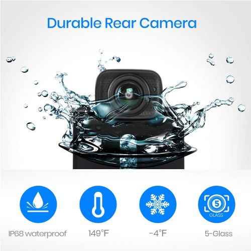  Auto Vox CS2 Wireless Digital Backup Camera Kit, Stable Signal Transmission, 1/3CMOS Colour Sensor, Mirrored Camera Picture, 4.3 Inch Monitor, Super Night Vision, Parking Aid to Ch