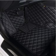 AUTURN Waterproof Custom Fit Luxury XPE Leather Car Floor Mats All Weather 3D Full Surrounded Front Rear Car Floor Liners for BMW X6 2008-2013, Black with Black Stitching