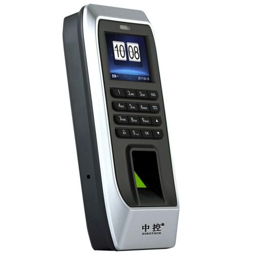  AUWU ZK-FP70 Time Attendance Access Control System Support 3000 Users 1000 Cards Attendance Access Control Keypad System