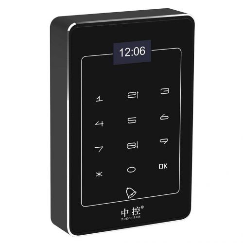  AUWU ZK-FP10 Password IC Card Access Control System Attendance Employee Checking-in Machine Color OLED Display
