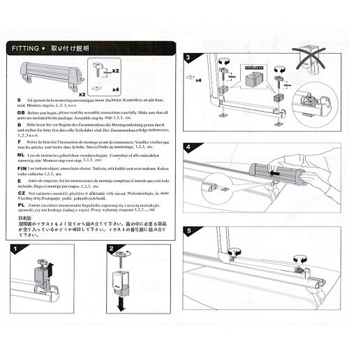  AUXMART AUTEX 22 Aluminum Universal Ski Snowboard Racks Car Snow Board Carrier Roof Mounted Ski Snowboard Carrier Rack Cross Bar Rooftop SnowPack