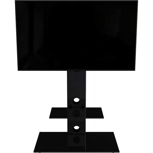  [아마존베스트]AVF FSL700LEB-A Lesina TV Floor Stand with TV Mounting Column for 32-inch to 65-Inch TVs, Black