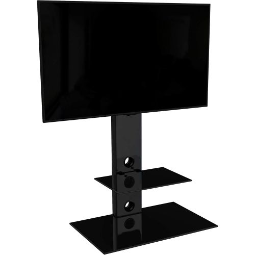  [아마존베스트]AVF FSL700LEB-A Lesina TV Floor Stand with TV Mounting Column for 32-inch to 65-Inch TVs, Black