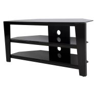AVF FS1050VIB-A Vico TV Stand with Glass Shelves for TVs up to 55-Inch, Black