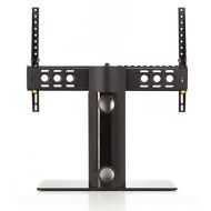 AVF B602BB-AUniversal Table Top TV Stand / TV Base - Adjustable Tilt and Turn - Fits Most 46 to 65-Inch TVs - Black