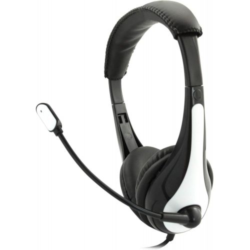  [아마존베스트]AVID Education 1EDU-AE36WH-ITE Headphone with OOM Microphone, Single Plug, White (FBA_AE-36WHITE)