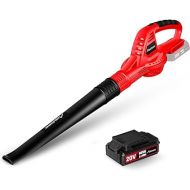 AVID POWER Leaf Blower, 20V Cordless Leaf Blower with 2.0Ah Battery and Charger, 140 MPH Electric Leaf Blower Light Duty