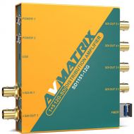 AVMATRIX SD1151-12G 12G-SDI 1x5 Reclocking Distribution Amplifier