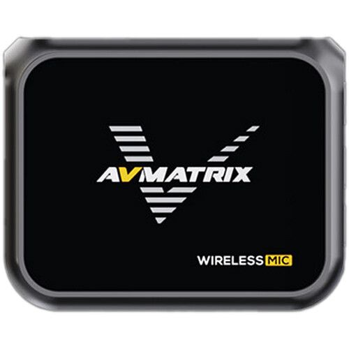  AVMATRIX WM12 2-Person Mini Wireless Microphone System (2.4 GHz)