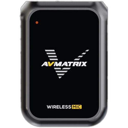  AVMATRIX WM12 2-Person Mini Wireless Microphone System (2.4 GHz)
