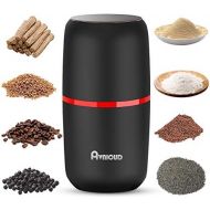 [아마존베스트]AVNICUD Coffee grinder, electric coffee grinder, spice mill, 120 g capacity, portable electric propeller mills for coffee beans, nuts, spices cereals, pepper mill