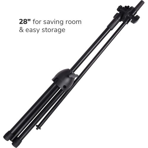  AW Adjustable Microphone Stand Boom Arm Mic Mount Quarter-Turn Clutch Tripod Holder Audio Vocal Stage Live Stream Video