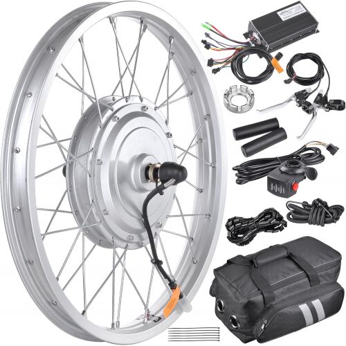  AW 20 Electric Bicycle Front Wheel Conversion Kit E-Bike 36V 750W Motor for 20 x 1.75-2.1 Tire