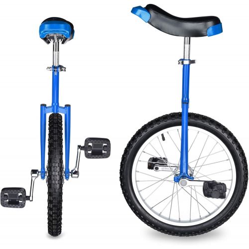  AW 18 Inch Wheel Unicycle Leakproof Butyl Tire Wheel Cycling Outdoor Sports Fitness Exercise Health