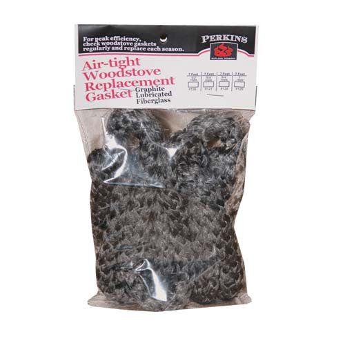  AW Perkins Bagged Black Wood Stove Door Gasket 5/16 x 7