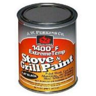 AW Perkins 1400 Deg F Black Stove Paint Brush On 1 Pint