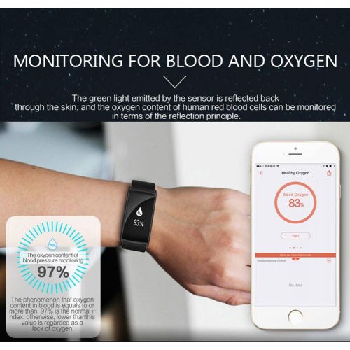  AW-SJ Fitness Tracker Heart Rate Blood Pressure Oxygen Monitoring Sports Recorder Bluetooth Smart Bracelet IP67 Waterproof Android/iOS