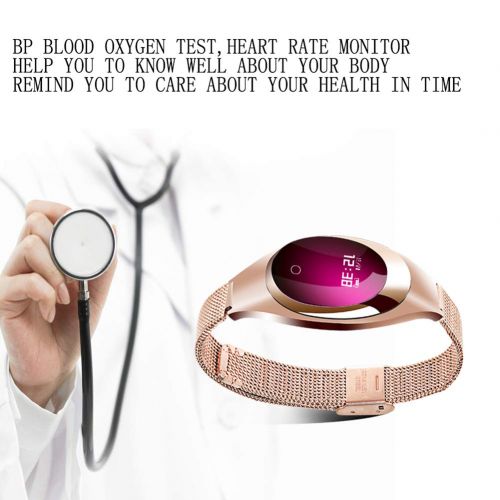  AW-SJ Fitness Tracker Smart Bracelet Heart Rate Blood Pressure Monitoring Multi-Function Sports Watch Waterproof Full Metal Android/iOS