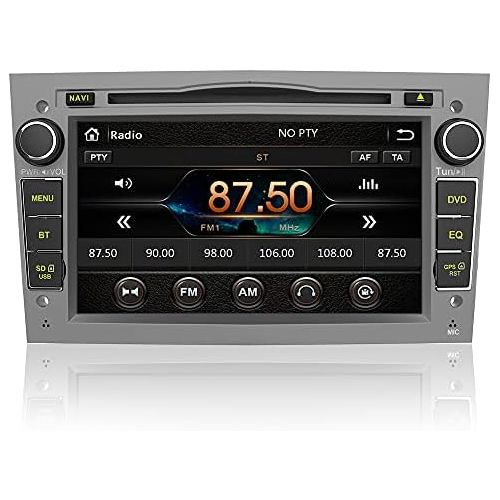  AWESAFE 2 DIN Car Radio with Satnav for Opel, 7 Inch Touchscreen Radio Supports Steering Wheel Control USB SD RDS Bluetooth