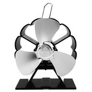 AWIN 3 Blade Stove Fan Ultra Quiet Fireplace Wood Burning Eco Friendly Fan Wood/Log Burner Fan,Stove Fan Heat Powered Fireplace Fan