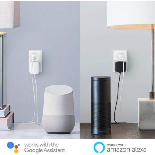  [아마존 핫딜] Smart Plug AWOW Mini Smart Socket Wifi Outlet 10A Compatible With Alexa, Google Home and IFTTT, No Hub Required,Remote Control Your Home Appliances from Anywhere, Only Supports 2.4