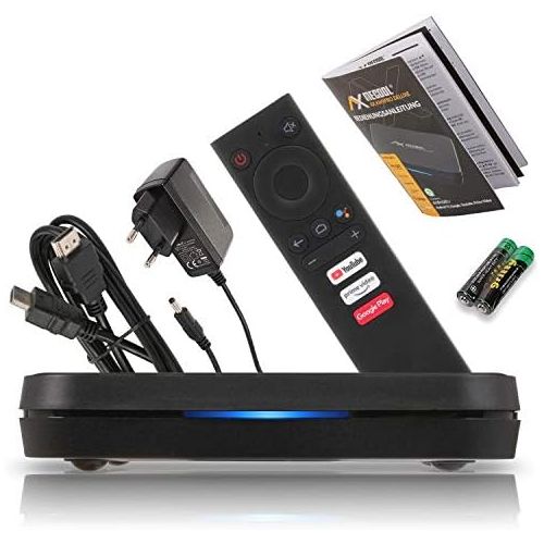  [아마존베스트]-Service-Informationen AX Mecool KM9 Pro Deluxe 4K UHD Android TV 10.0 TV IP Box, Google Certified, Prime Video 4K, YouTube 4K, Disney+ 4K, 5G WiFi, Bluetooth Remote Control, Media Player, Chromecast, 2G