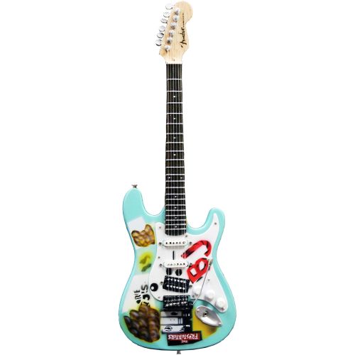  AXE HEAVEN Axe Heaven Billie Jo Armstrong Blue Mini Guitar Replica Collectible