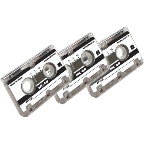  Axis 58020 60-Minute Micro Cassette Tapes, 3 Pack