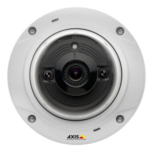  AXIS Axis 0535-001 Day and Night Outdoor-Ready Infrared Fixed Mini Dome Network Camera (White)