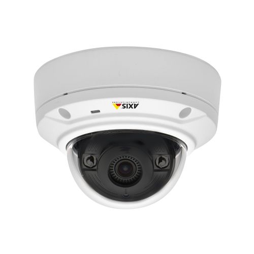  AXIS Axis 0535-001 Day and Night Outdoor-Ready Infrared Fixed Mini Dome Network Camera (White)