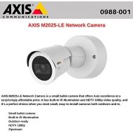 Axis Communications AXIS M2025-LE Network Camera - Monochrome, Color
