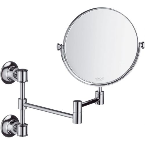  AXOR 42090000 Montreux Shaving Mirror, Pull Out, Chrome