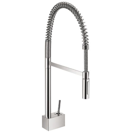  AXOR Axor HG10820001 Starck Pre-Rinse Kitchen Faucet with Spray Diverter Chrome