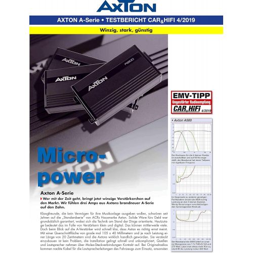  [아마존베스트]-Service-Informationen Axton A4004Channel Amplifier