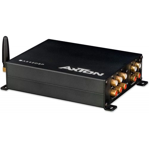  [아마존베스트]-Service-Informationen AXTON A542DSP: 4-channel amplifier with DSP, 4 x 52 watts, power amplifier with app control, Bluetooth audio streaming, Hi-Res audio optional