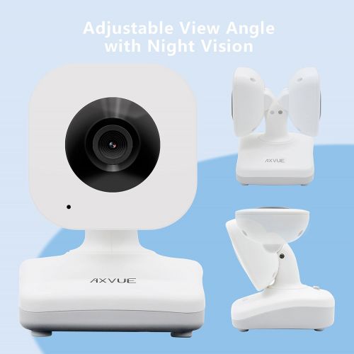  Axvue AXVUE E611 Extra Camera, for E610 E612, White, Night Vision