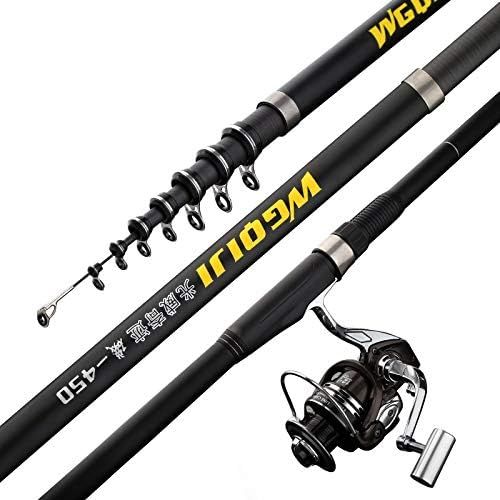  [아마존베스트]AYGANG Fishing Rod Power Telescopic Rock Fishing Rod Quality 2.7 m - 6.3 m Carbon Fibre Spinning Fishing Rod Carp Feeder Rod Travel Boats Sea Fishing Rod