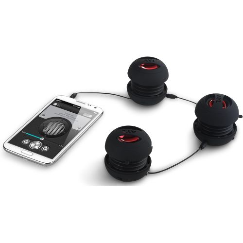  [아마존핫딜][아마존 핫딜] AYL Portable Mini Capsule Speaker System with Rechargeable Battery and Expandable Bass Resonator for Smartphones, Tablets, MP3 Players, Computers, Laptops, Cell Phones, iPhone (Bla