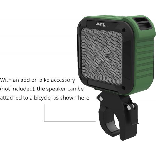  [아마존 핫딜] Portable Outdoor and Shower Bluetooth 5.0 Speaker by AYL SoundFit, Water Resistant, Wireless with 10 Hour Rechargeable Battery Life, Powerful Audio Driver, Pairs with All Bluetooth