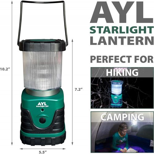 [아마존베스트]AYL Starlight - Water Resistant - Shock Proof - Battery Powered Ultra Long Lasting Up to 6 Days Straight - 600 Lumens Ultra Bright LED Lantern - Perfect Camping Lantern for Hiking,