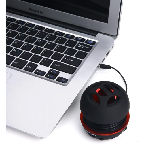  [아마존베스트]AYL Mini Speaker System, Portable Plug in Speaker with 3.5mm Aux Audio Input, External Speaker for Laptop Computer, MP3 Player, iPhone, iPad, Cell Phone (Black)