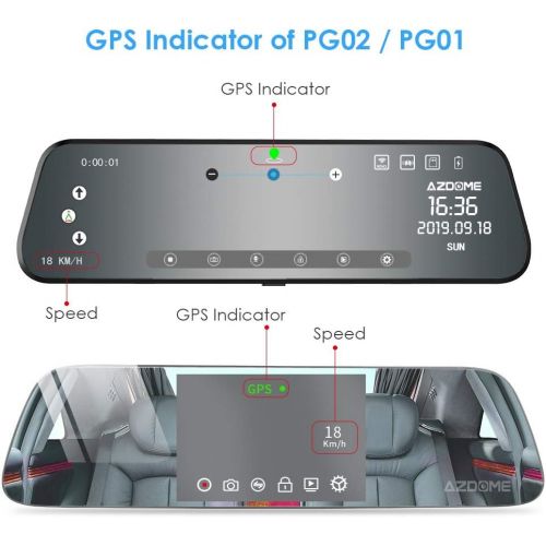  [아마존베스트]AZDOME GPS Module GS-01 for Mirror Dash Cam PG01 / PG02 / PG17