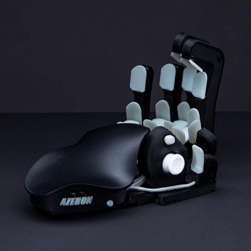  Azeron Classic ? Programmable Gaming Keyboard for PC Gaming ? 3D Printed Customized Keypad with Analog Thumbstick and 26 Programmable Keys for Left Hand (Glow in The Dark)